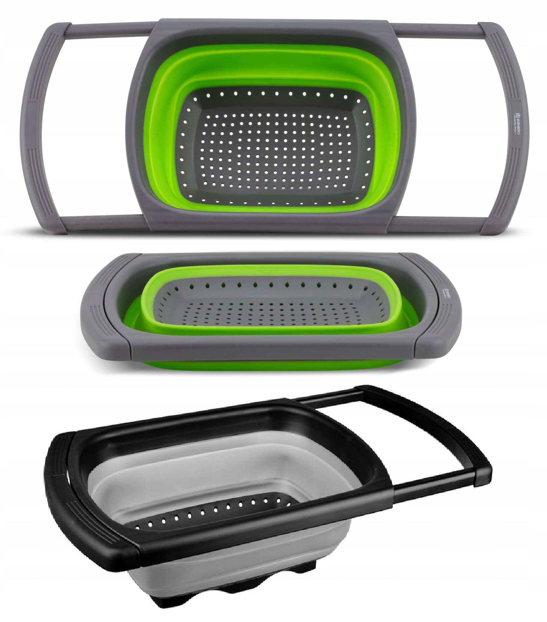 MultiCedzak - silikonowy, rozsuwany, składany durszlak